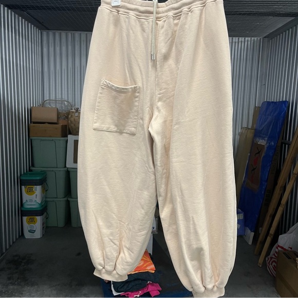 Nap Loungewear Balloon Leg Jogger Pants Sweatpants Beige size XL - Picture 5 of 9